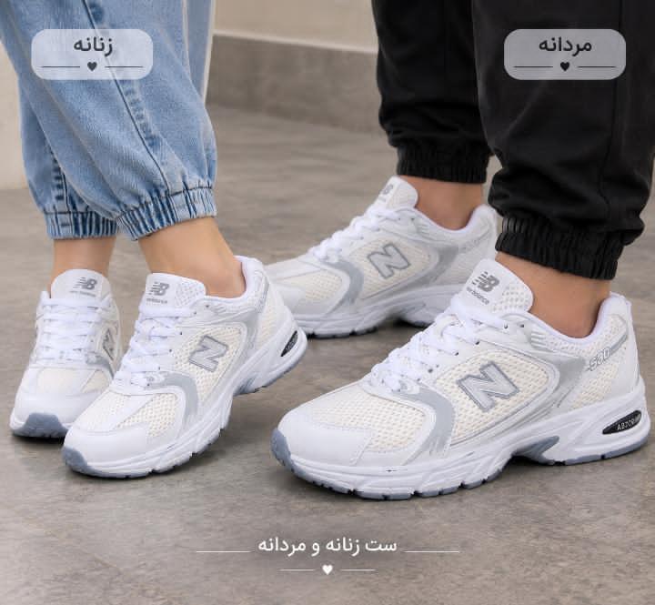 کفش مردانه زنانه ست نیوبالانس ۵۳۰ لیبل دار